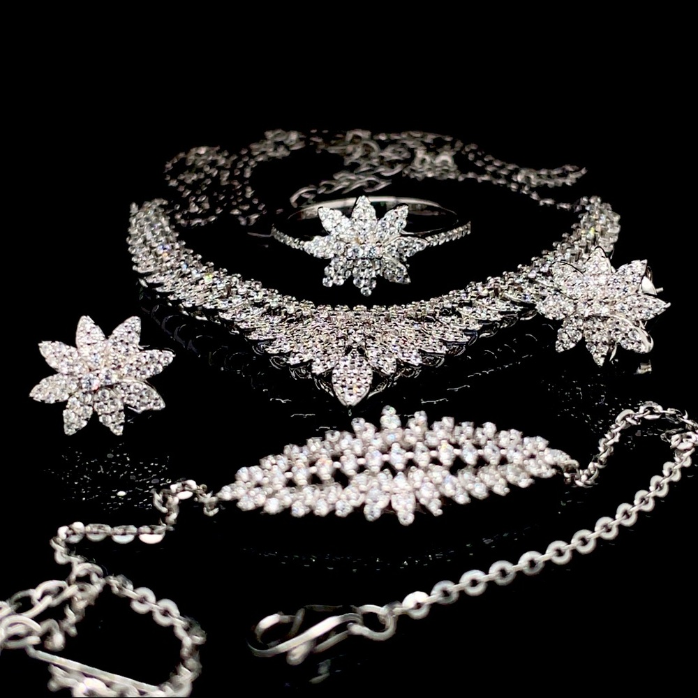Gift For Her, 925 Sterling Silver Jewelry Set